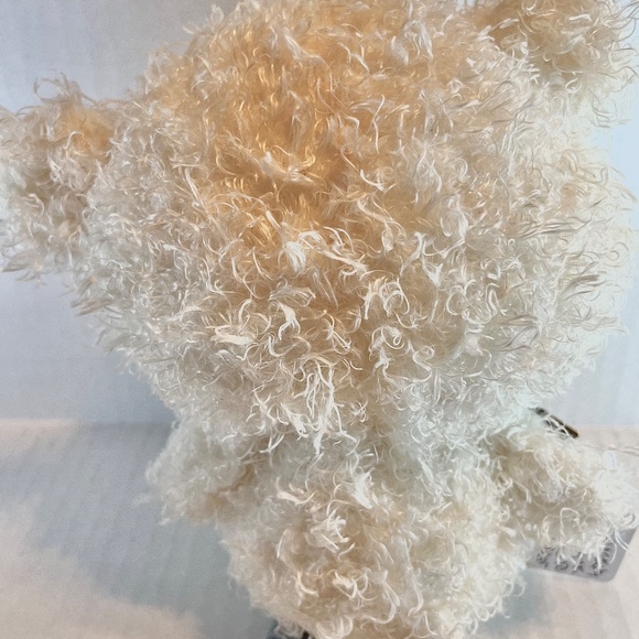 Vintage Hallmark Cuddles to Share White Fluffy Plush Bear 8" Valentine's Bear - Picture 5 of 7